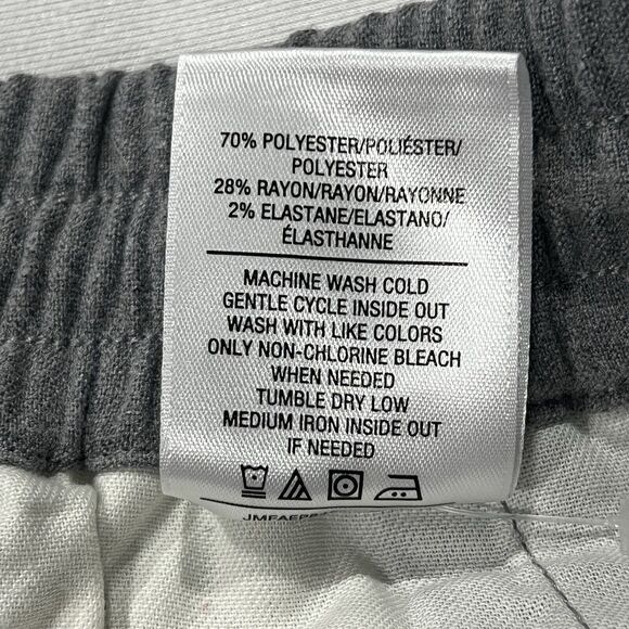 Joe's Drawstring Mens Grey Flex Pants Pockets Casual Preppy Stretch Size Small - Picture 10 of 13